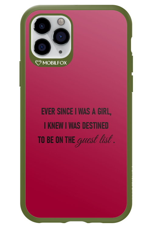 Guest List - Apple iPhone 11 Pro