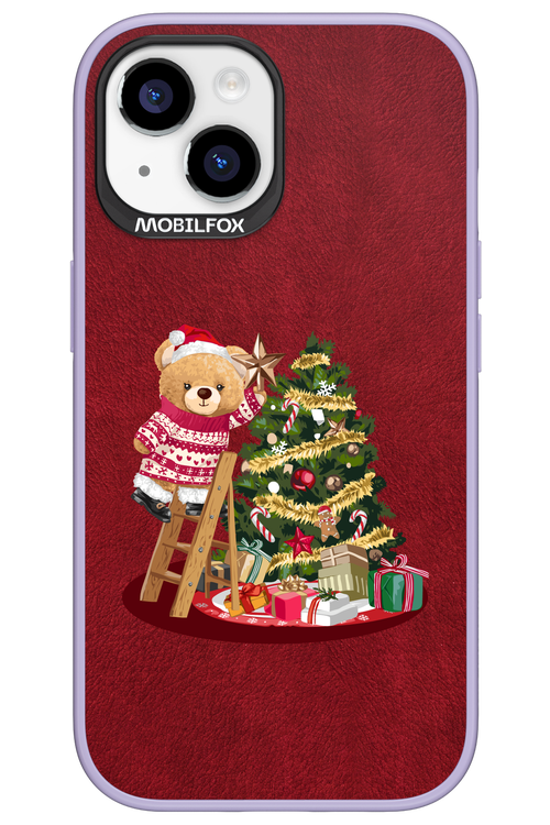Christmas Bear (Burgundy) - Apple iPhone 15