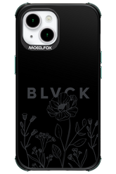 Black Flowers - Apple iPhone 15