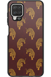 Burgundy Leopard Pattern - Samsung Galaxy A12