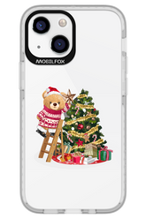 Christmas Bear (Transparent) - Apple iPhone 13 Mini