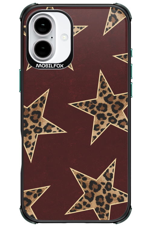 Wild Stars Burgundy - Apple iPhone 16 Plus