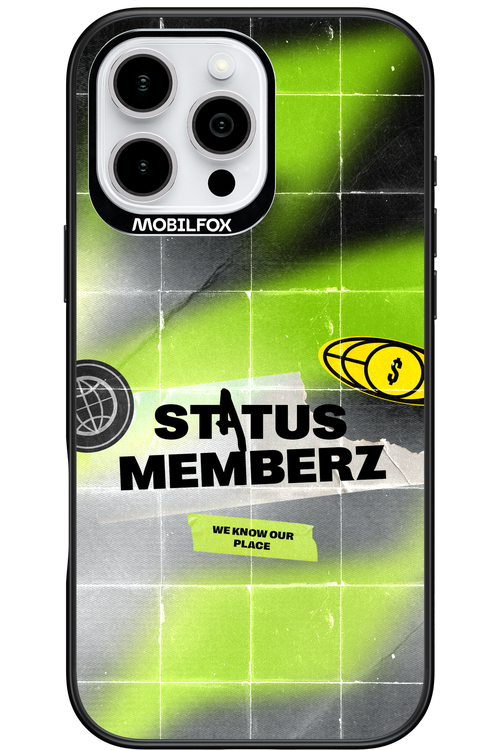 Status Memberz - Apple iPhone 16 Pro Max