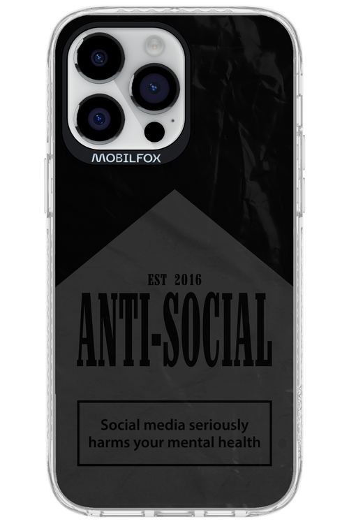 ANTI-SOCIAL (BLVCK) 2.0 - Apple iPhone 14 Pro Max