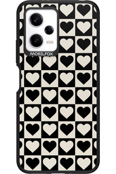 Checkered Heart - Xiaomi Redmi Note 12 5G