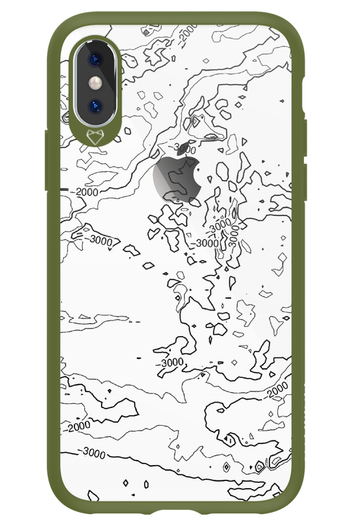 Contour Map - Apple iPhone X