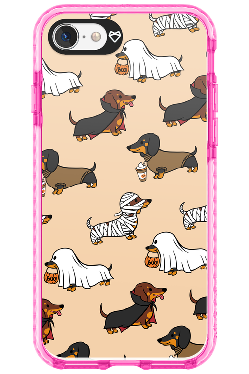 Scary Dachshund - Apple iPhone 8