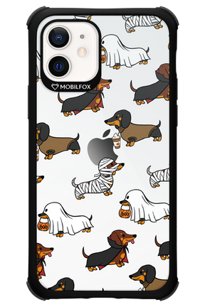 Scary Dachshund (Transparent) - Apple iPhone 12