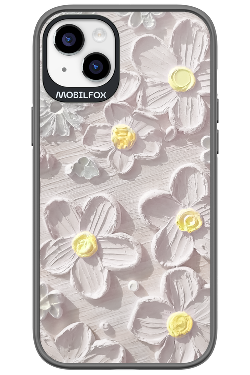 White Flowers - Apple iPhone 14 Plus