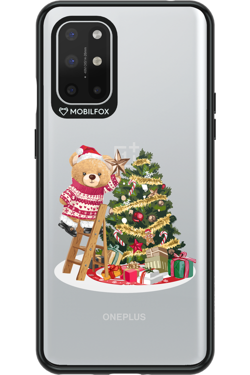 Christmas Bear (Transparent) - OnePlus 8T
