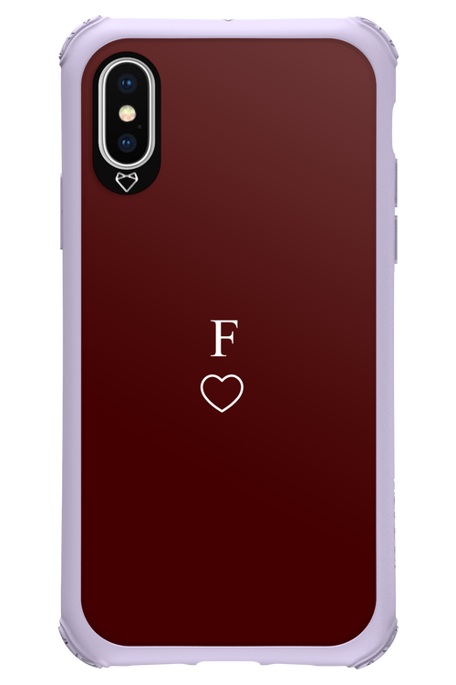 F Burgundia 2.0 - Apple iPhone X