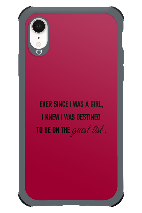 Guest List - Apple iPhone XR
