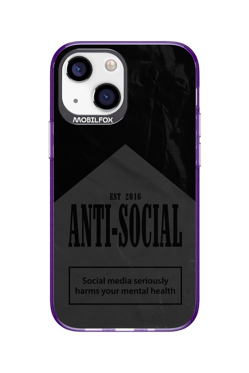 ANTI-SOCIAL (BLVCK) 2.0 - Apple iPhone 13 Mini