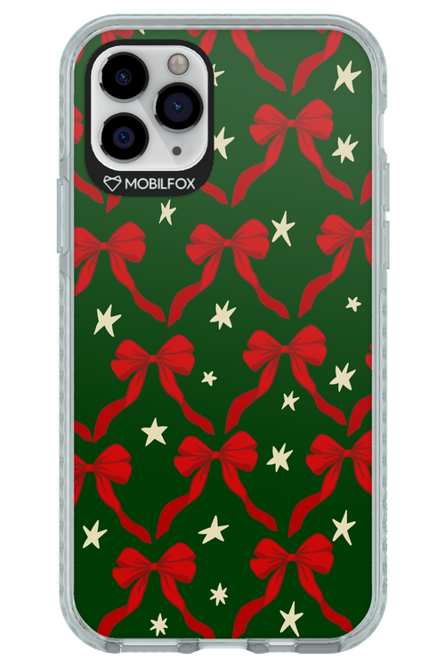 Bow & Stars (Green) - Apple iPhone 11 Pro