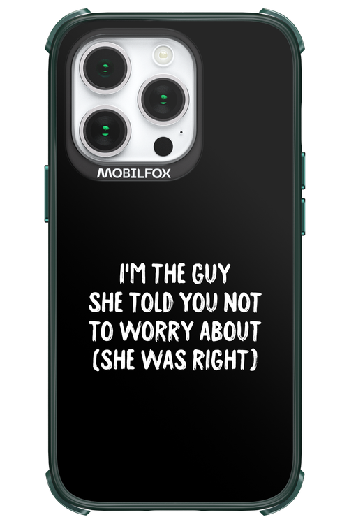She was right 2.0 - Apple iPhone 14 Pro