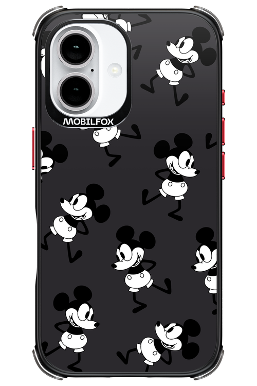 Iconic Mouse (antracite pattern) - Apple iPhone 16