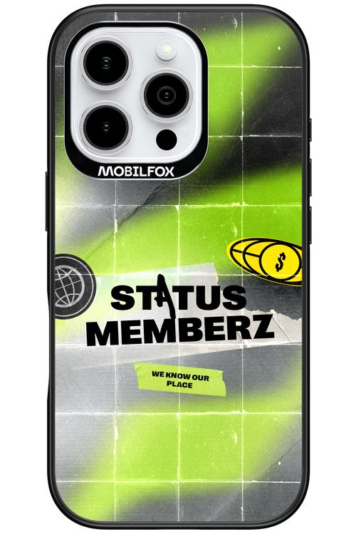 Status Memberz - Apple iPhone 16 Pro