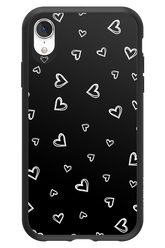 Monochrome Hearts 2.0 - Apple iPhone XR