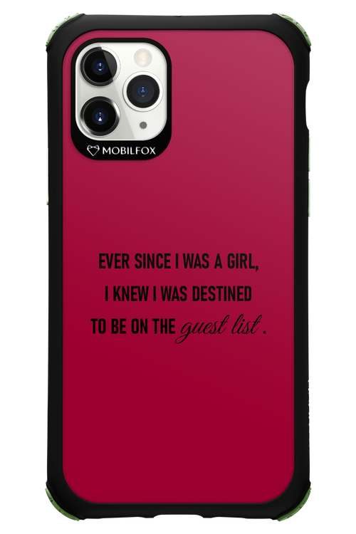 Guest List - Apple iPhone 11 Pro