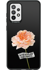 Flower Black - Samsung Galaxy A72