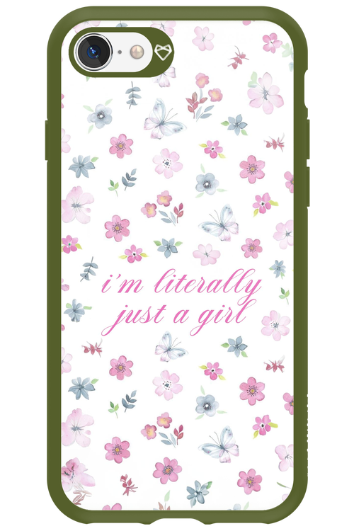 Just a girl pink - Apple iPhone 8