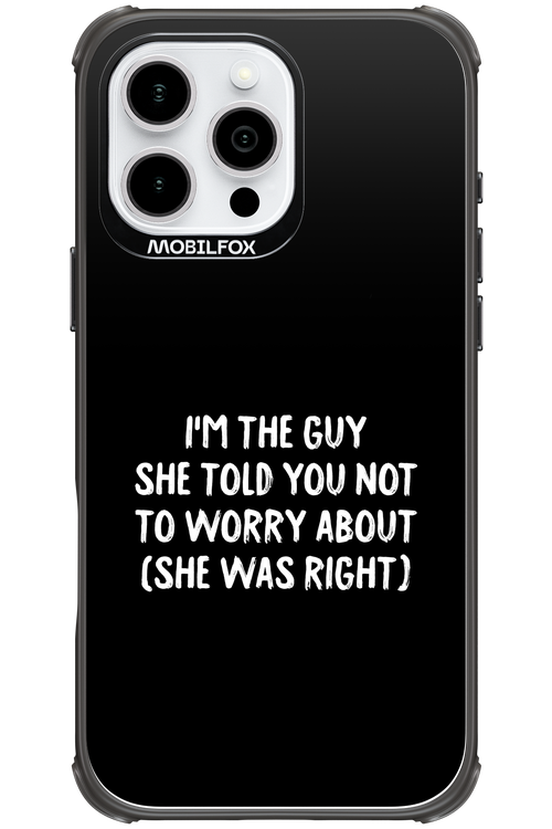 She was right 2.0 - Apple iPhone 16 Pro Max