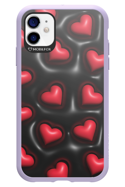 Hearts in love - Apple iPhone 11