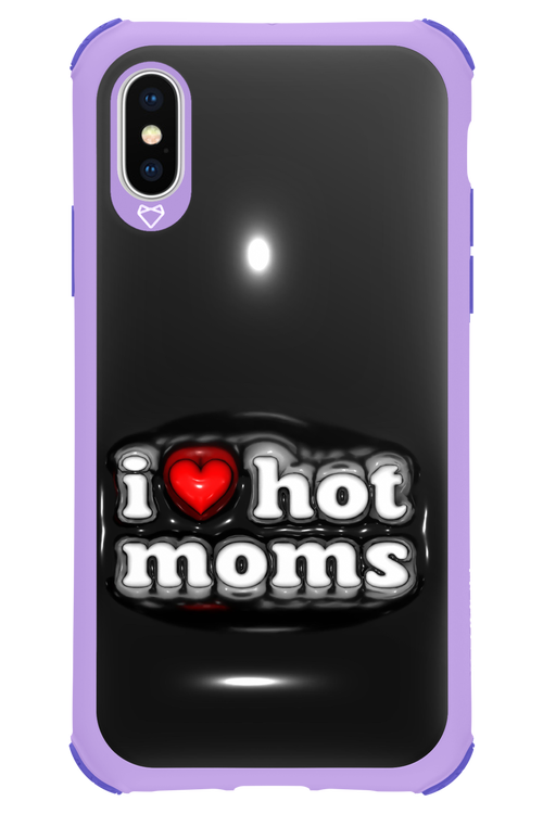 I love hot moms puffer - Apple iPhone X