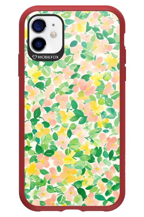 Sunshine on Flowers - Apple iPhone 11