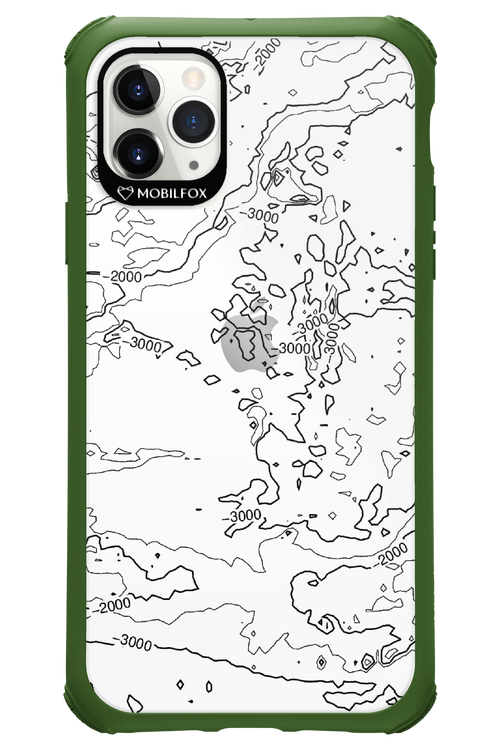 Contour Map - Apple iPhone 11 Pro Max