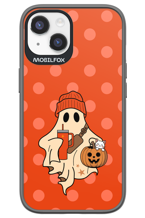 Ghost Girl (Orange) - Apple iPhone 14