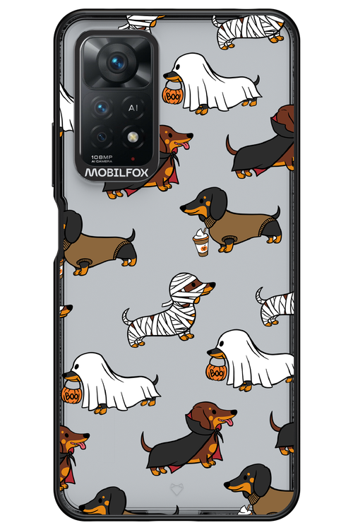 Scary Dachshund (Transparent) - Xiaomi Redmi Note 11Pro 4G/5G