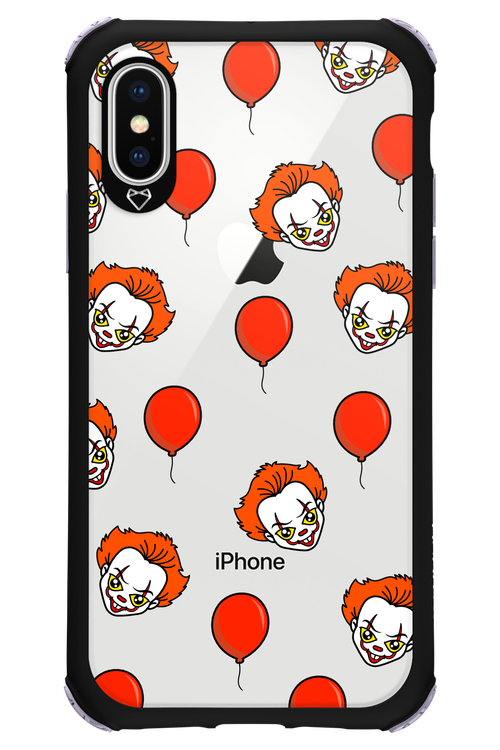 Mystery Clown (Transparent) - Apple iPhone X