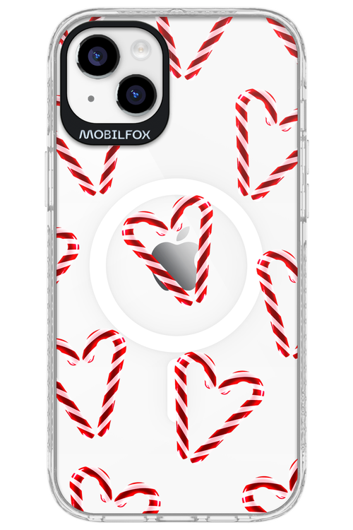 Candy Cane Hearts - Apple iPhone 14 Plus