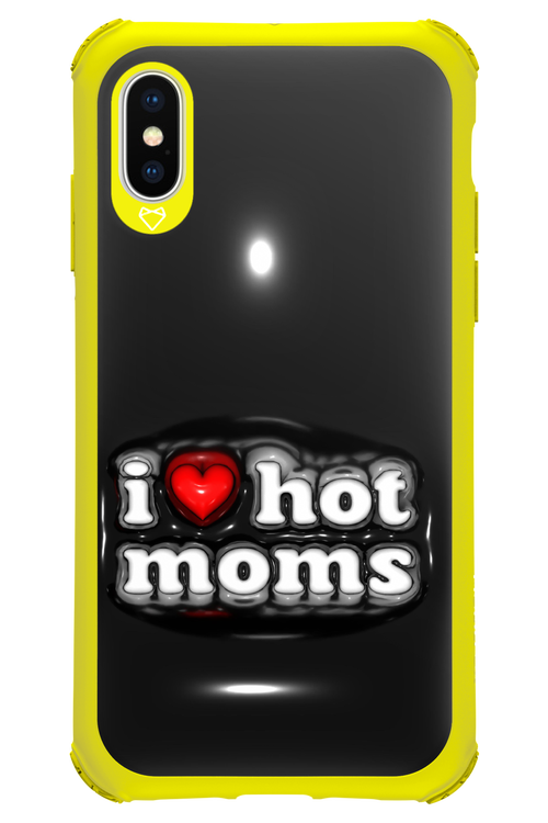 I love hot moms puffer - Apple iPhone X
