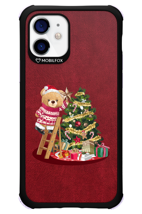 Christmas Bear (Burgundy) - Apple iPhone 12