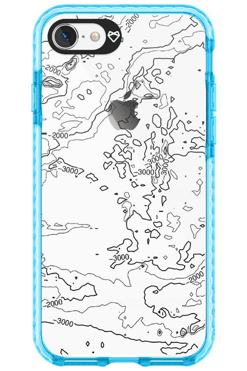 Contour Map 2.0 - Apple iPhone 8