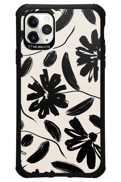 Monochrome Flowerss 2.0 - Apple iPhone 11 Pro Max