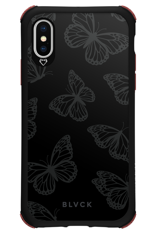 Black Butterflies - Apple iPhone XS