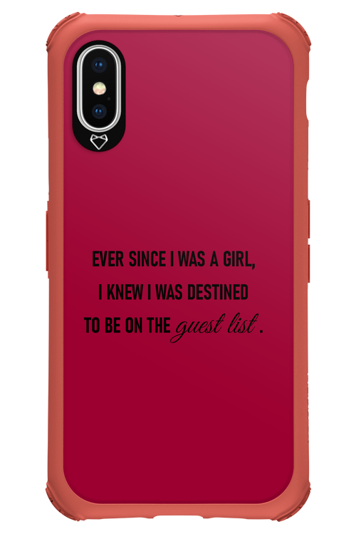 Guest List - Apple iPhone XS