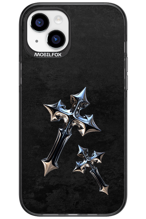 Chrome Crosses - Apple iPhone 15 Plus