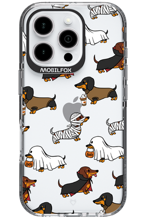 Scary Dachshund (Transparent) - Apple iPhone 16 Pro