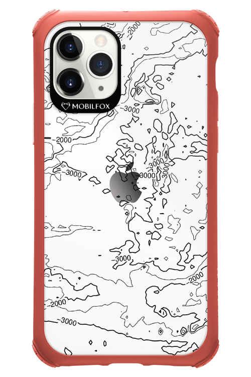 Contour Map - Apple iPhone 11 Pro