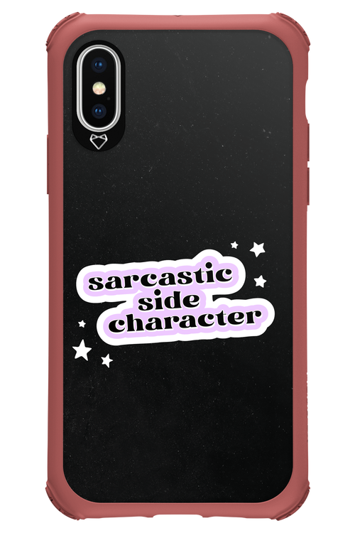 Sarcastic Black - Apple iPhone X
