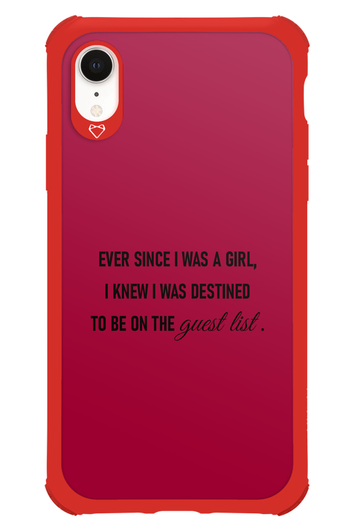 Guest List - Apple iPhone XR