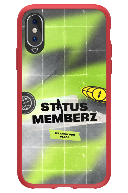 Status Memberz - Apple iPhone XS