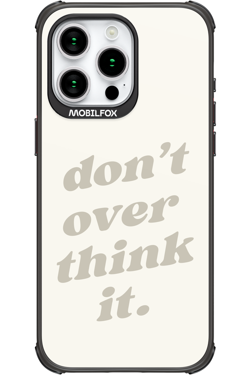 No OverThink - Apple iPhone 15 Pro Max