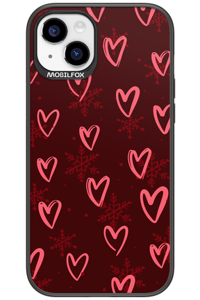 Christmas Hearts - Apple iPhone 15 Plus