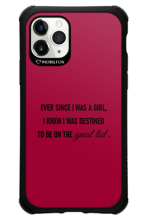 Guest List - Apple iPhone 11 Pro