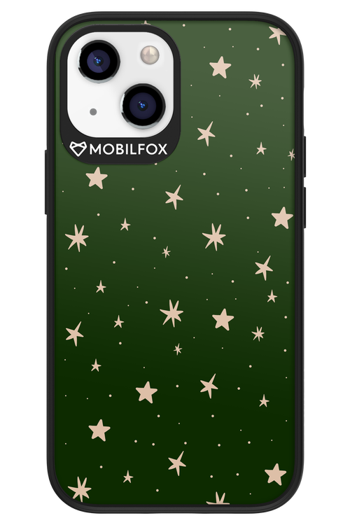 Forest Green Stars - Apple iPhone 13 Mini